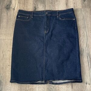 Ralph Lauren Dark Denim Midi Skirt